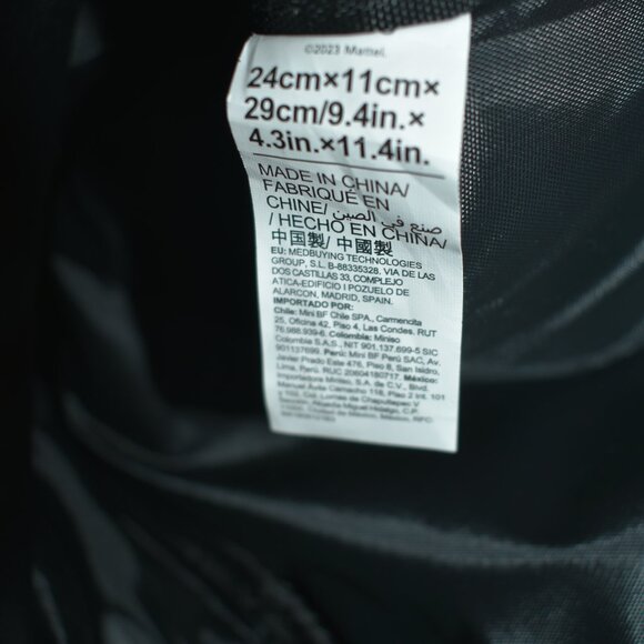 LIMITED EDITION Barbie X Miniso LOGO PRINT Backpack Black Pink Women's Bag - Picture 13 of 16